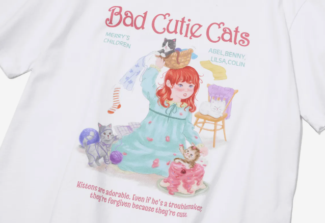 CPGN STUDIO / DTP Merry Hale 短袖T恤 / 白色 /  JUL25