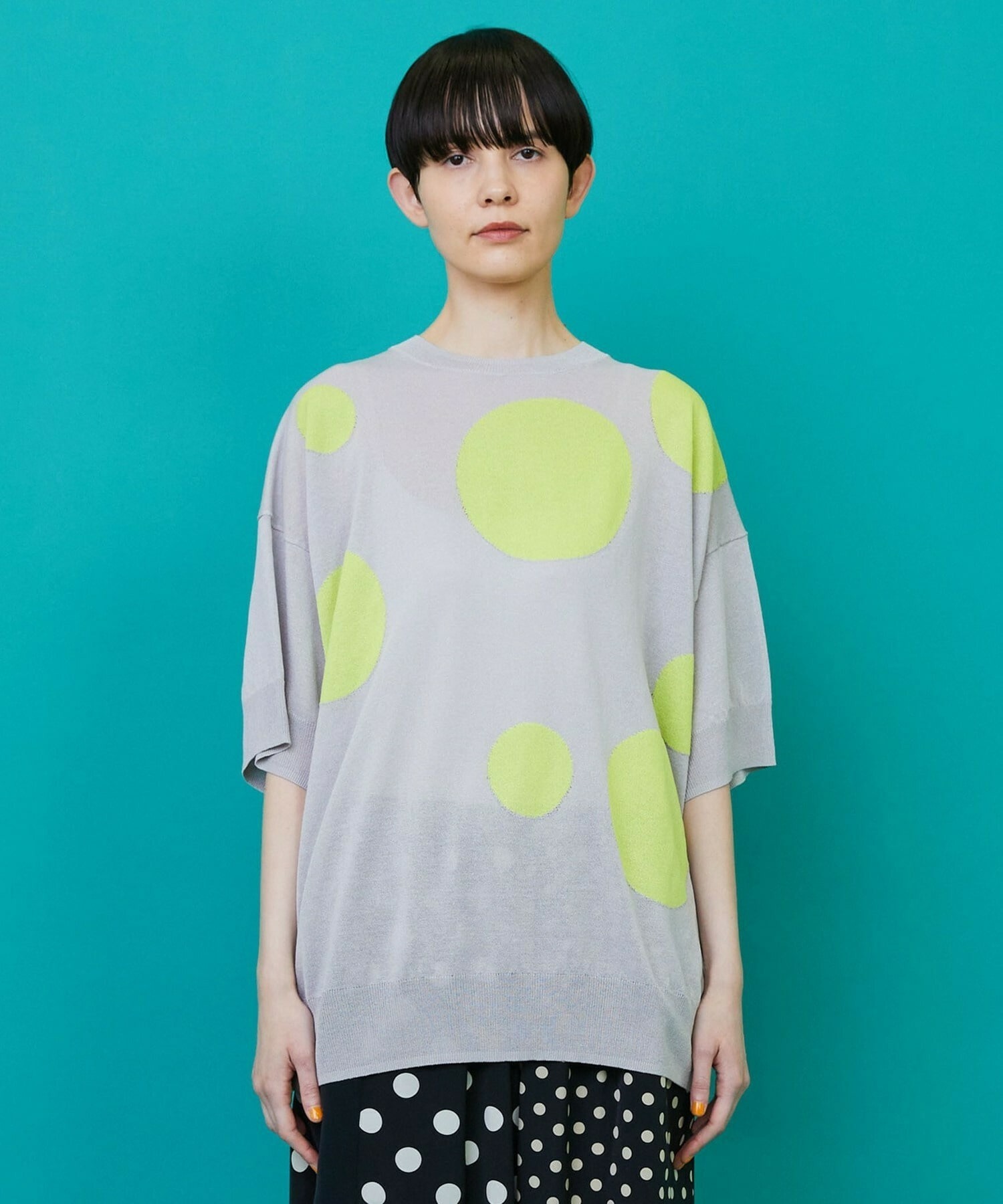 Frapbois Sheer Circle Knit