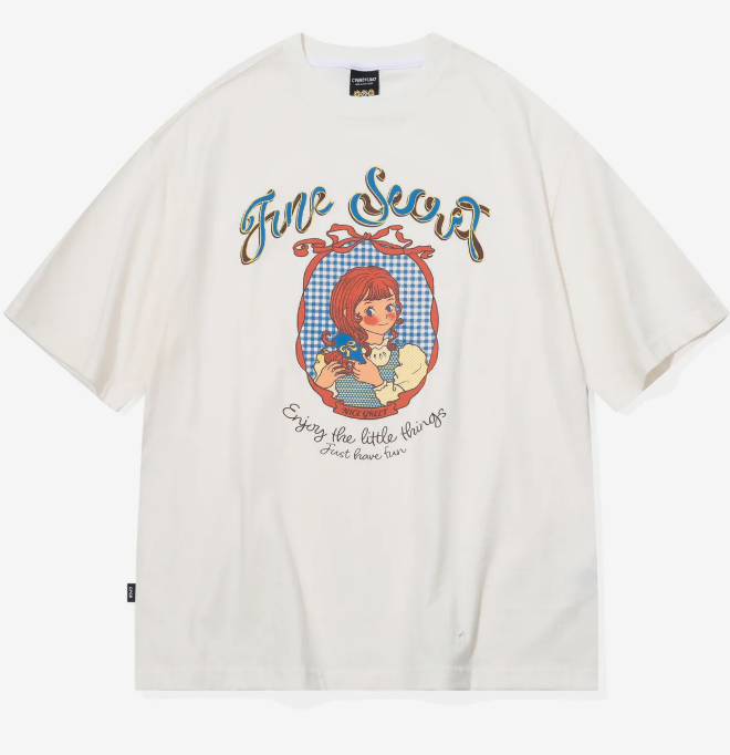 CPGN STUDIO / Secret Girl 短袖T恤 / 奶油白 / JUL25