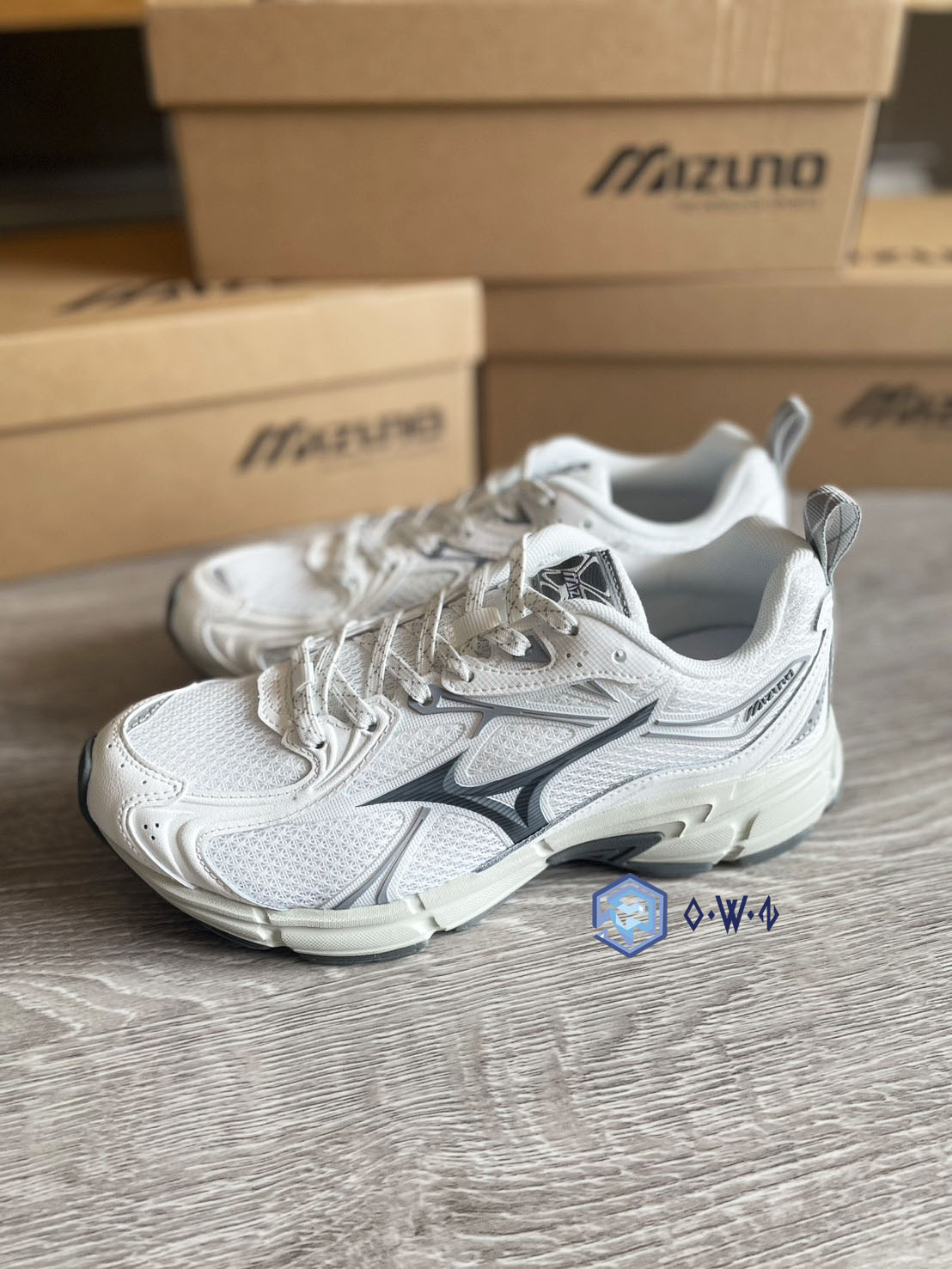 【OWN】MIZUNO Speed 10S 復古 慢跑鞋 休閒 透氣 緩衝 耐磨 運動 球鞋 不分男女 白色 冰薄荷