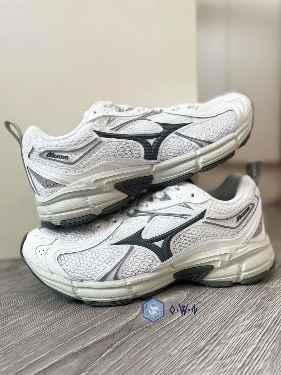 【OWN】MIZUNO Speed 10S 復古 慢跑鞋 休閒 透氣 緩衝 耐磨 運動 球鞋 不分男女 白色 冰薄荷