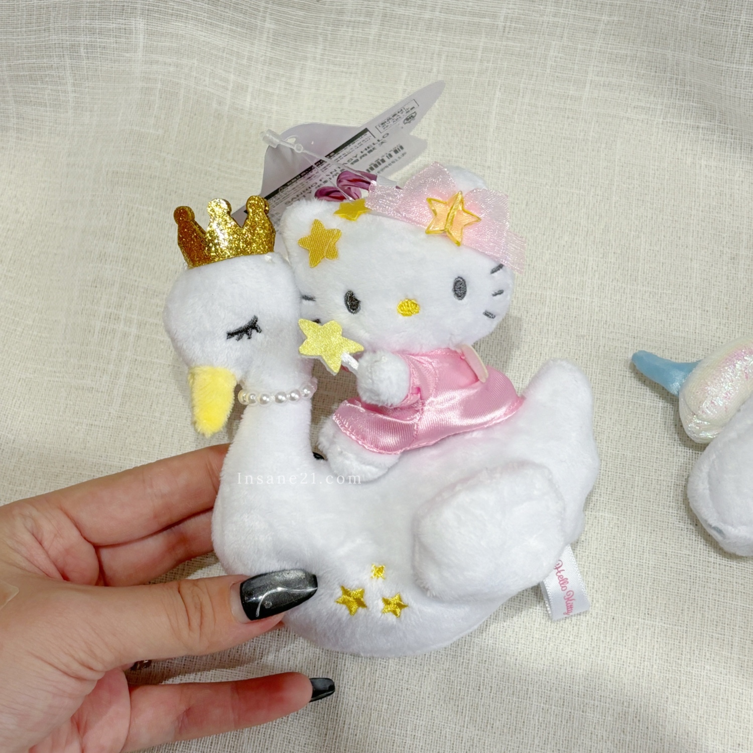 SANRIO FANTASY HELLO KITTY 坐騎吊飾 獨角獸 天鵝 絨毛玩具 日本限定