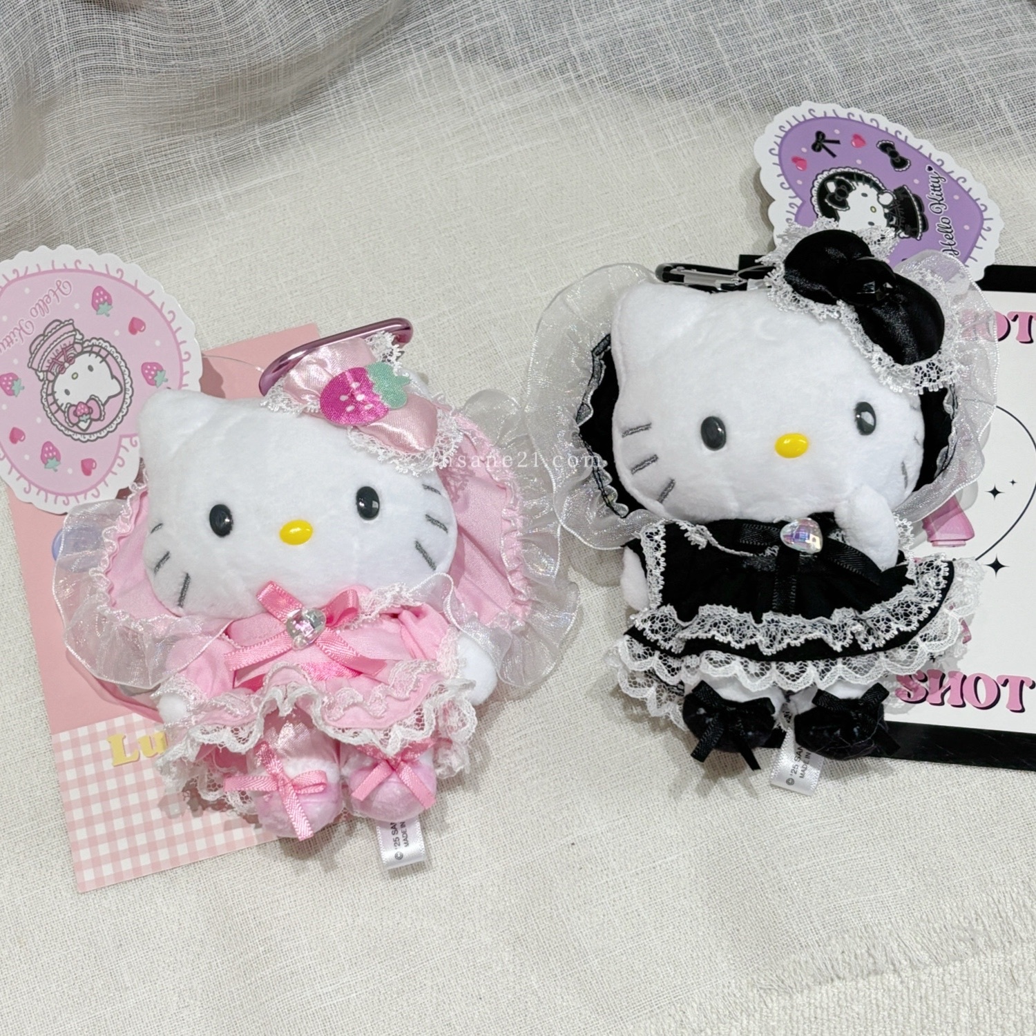 SANRIO LOVELY FRILL COLLECTION 蘿莉塔系列 吊飾 絨毛玩具 日本限定