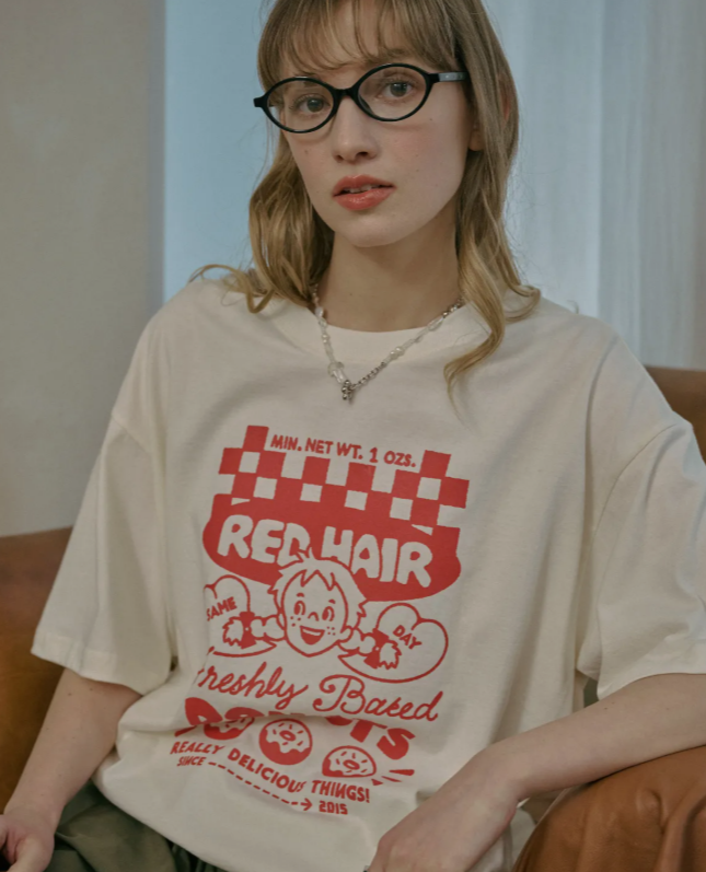 CPGN STUDIO / FRESH DONUT 甜甜圈短袖 T恤 / 奶油白 /  JUL25