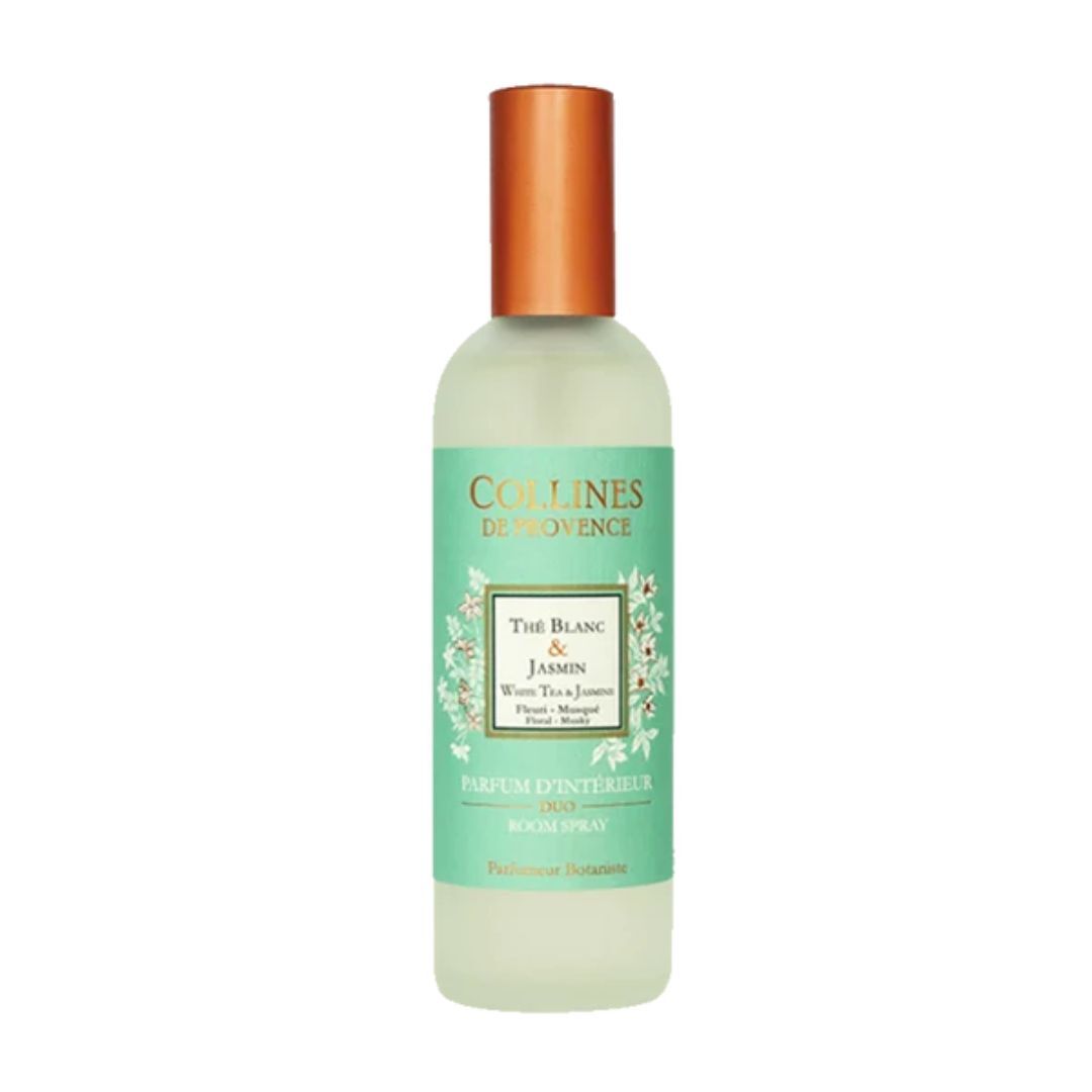 1CE0715-063 COLLINES DE PROVENCE White Tea & Jasmine Room Spray 100ml #RS-02-WAJ-100 (EU)