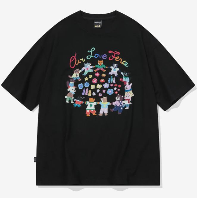 CPGN STUDIO / DTP Love Fence 愛的圍欄短袖T恤 / 黑色 /  JUL25