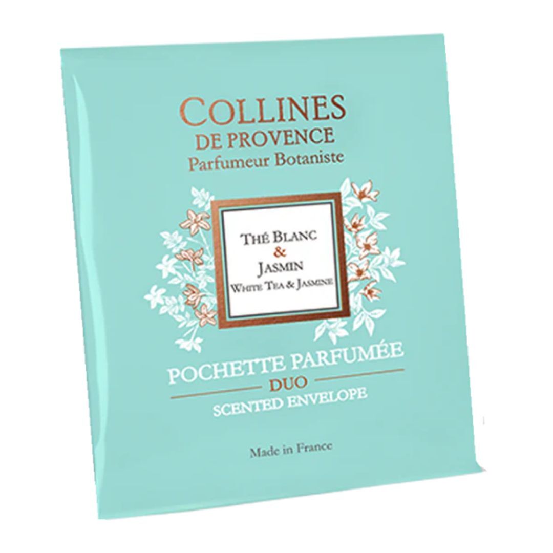 1CE0715-065 COLLINES DE PROVENCE White Tea & Jasmine Scented Envelope 6g #EN-02-WAJ-006 (EU)