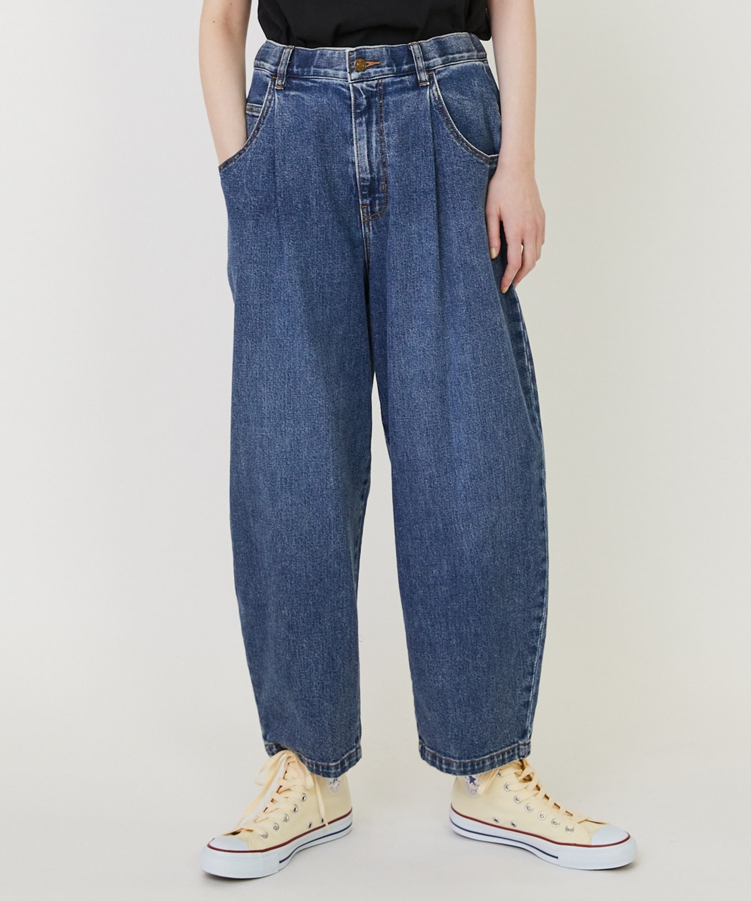 Frapbois Curve Denim Pants