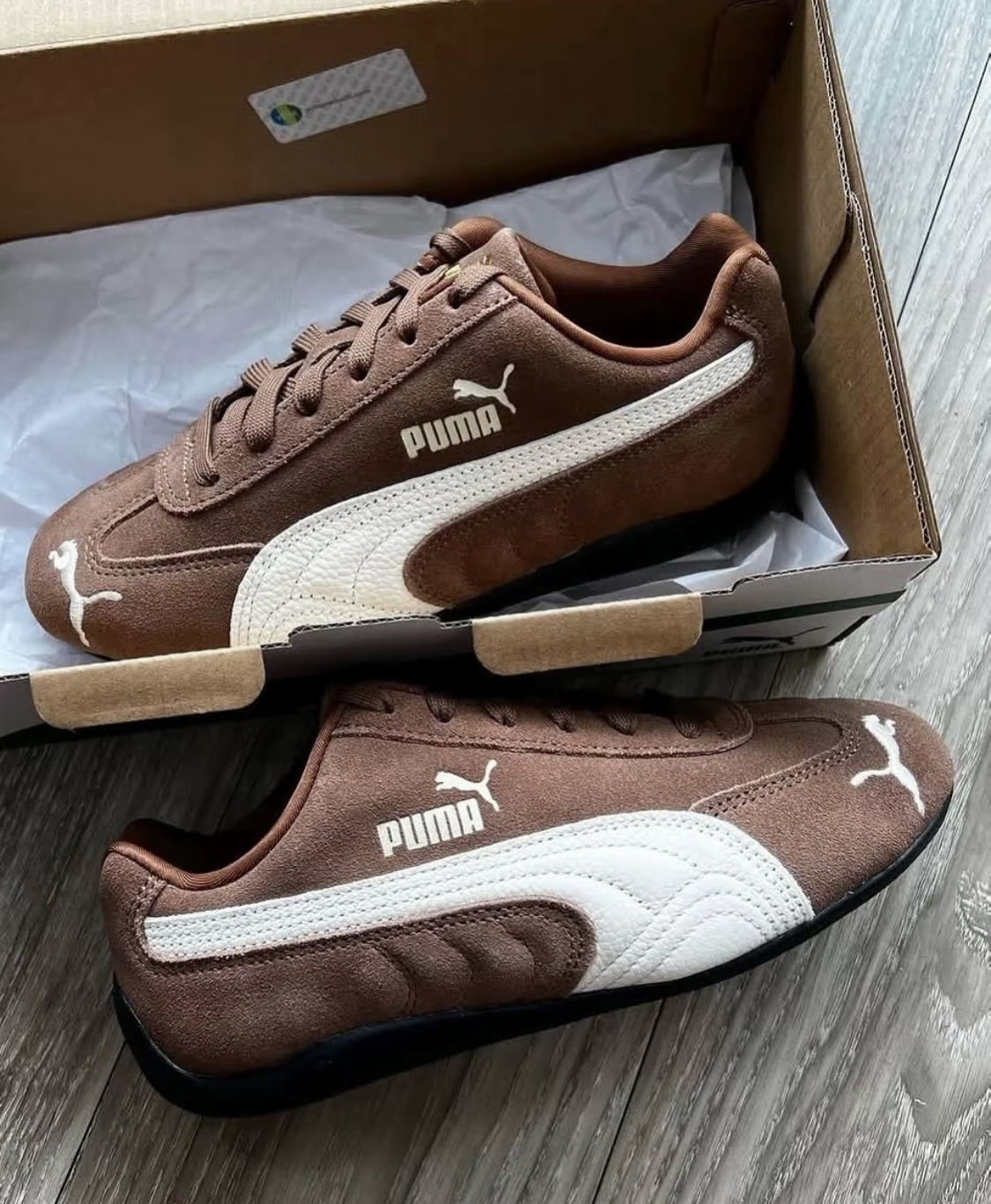 【APAIR】預購 PUMA SPEEDCAT OG 賽車鞋 男女同款 深咖啡 摩卡 406329-31