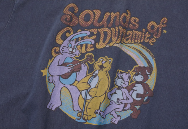 CPGN STUDIO / Hoppi Trio 圖案短袖T恤 / 深藍色 /  JUL25