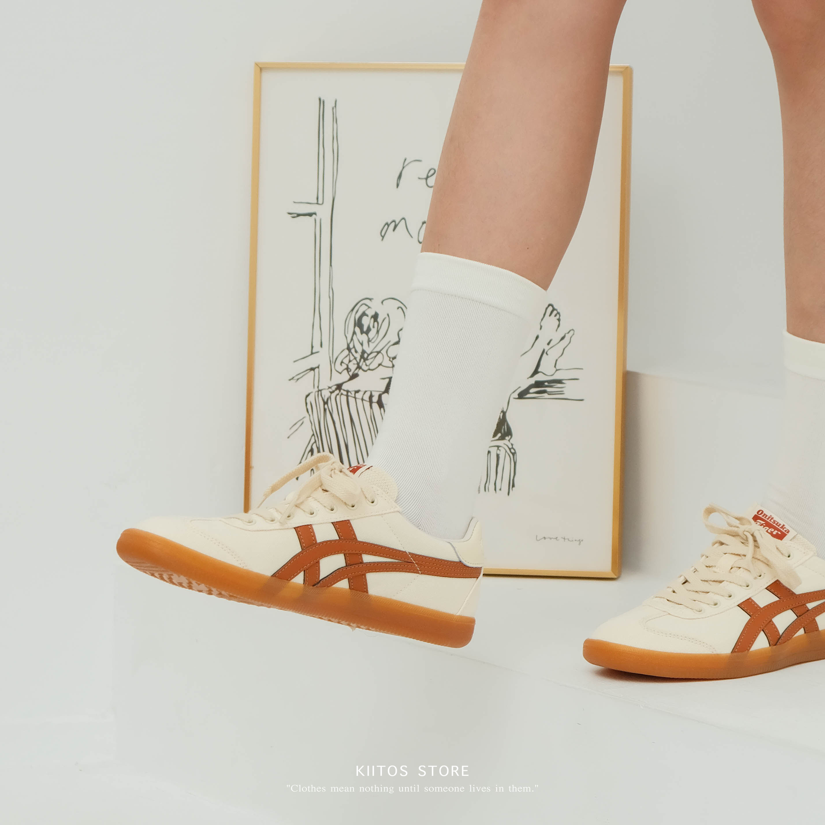 Onitsuka Tiger Tokuten 鬼塚虎 德訓鞋 焦底  橙色 橘色 女鞋1183A862-200