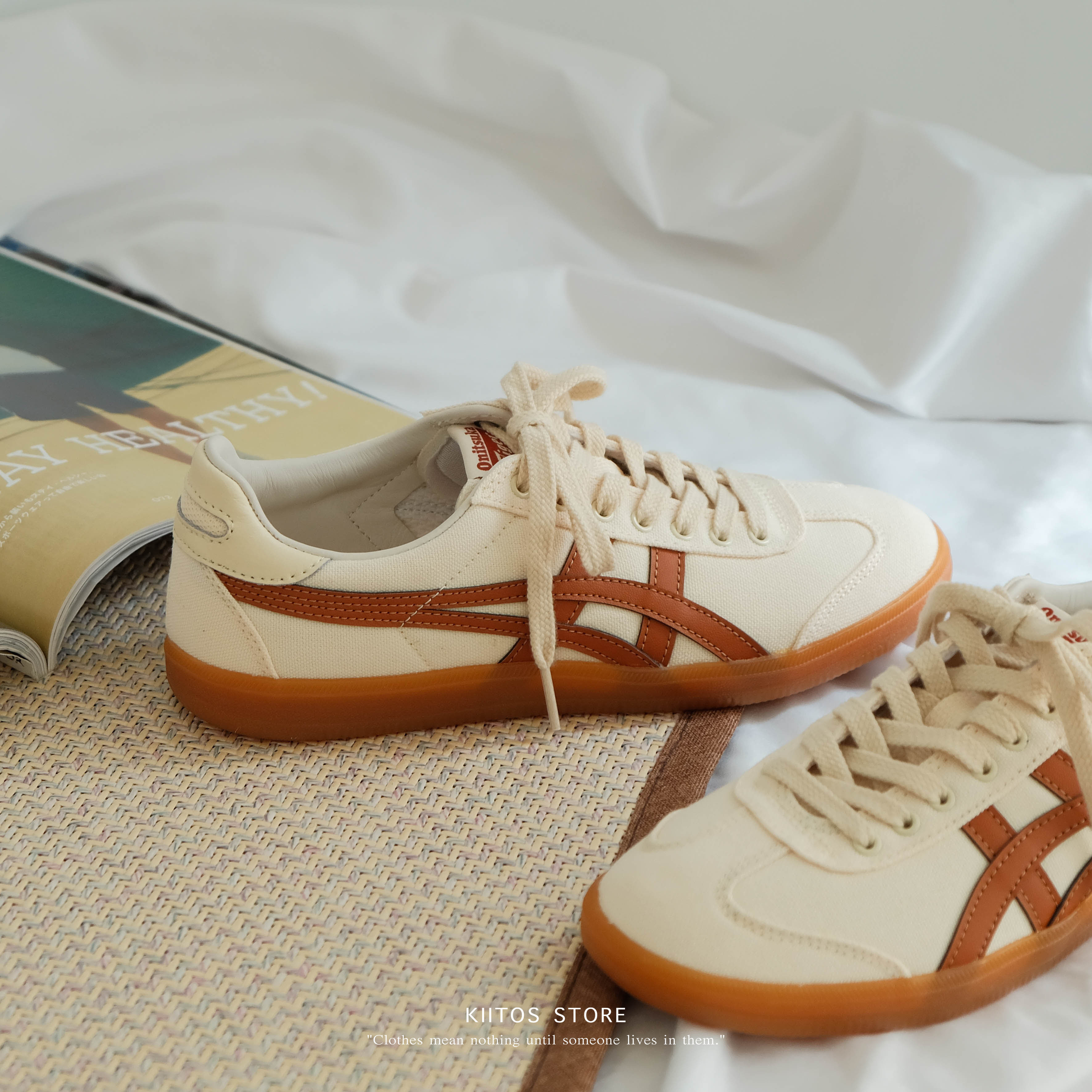 橘 ✨【Onitsuka Tiger Tokuten 焦糖橘棕】 1183A862-200 🥚復古德
