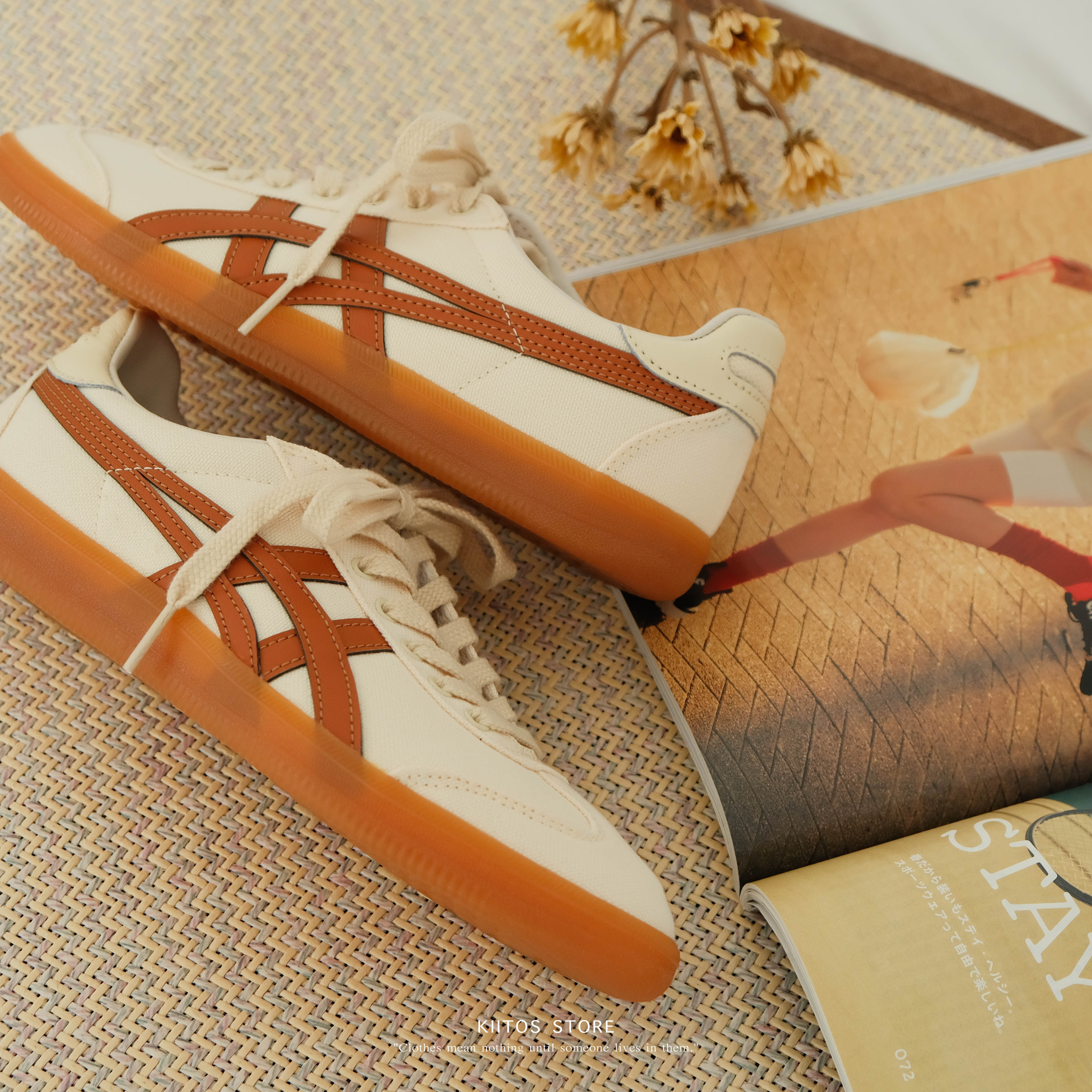 Onitsuka Tiger Tokuten 鬼塚虎 德訓鞋 焦底  橙色 橘色 女鞋1183A862-200