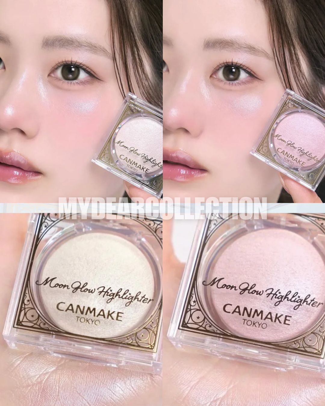 日 本 直 送 / 少 量 現 貨丨Canmake Moon Glow Highlighter 限定月亮光影粉 #01 月光白 #02 月光粉