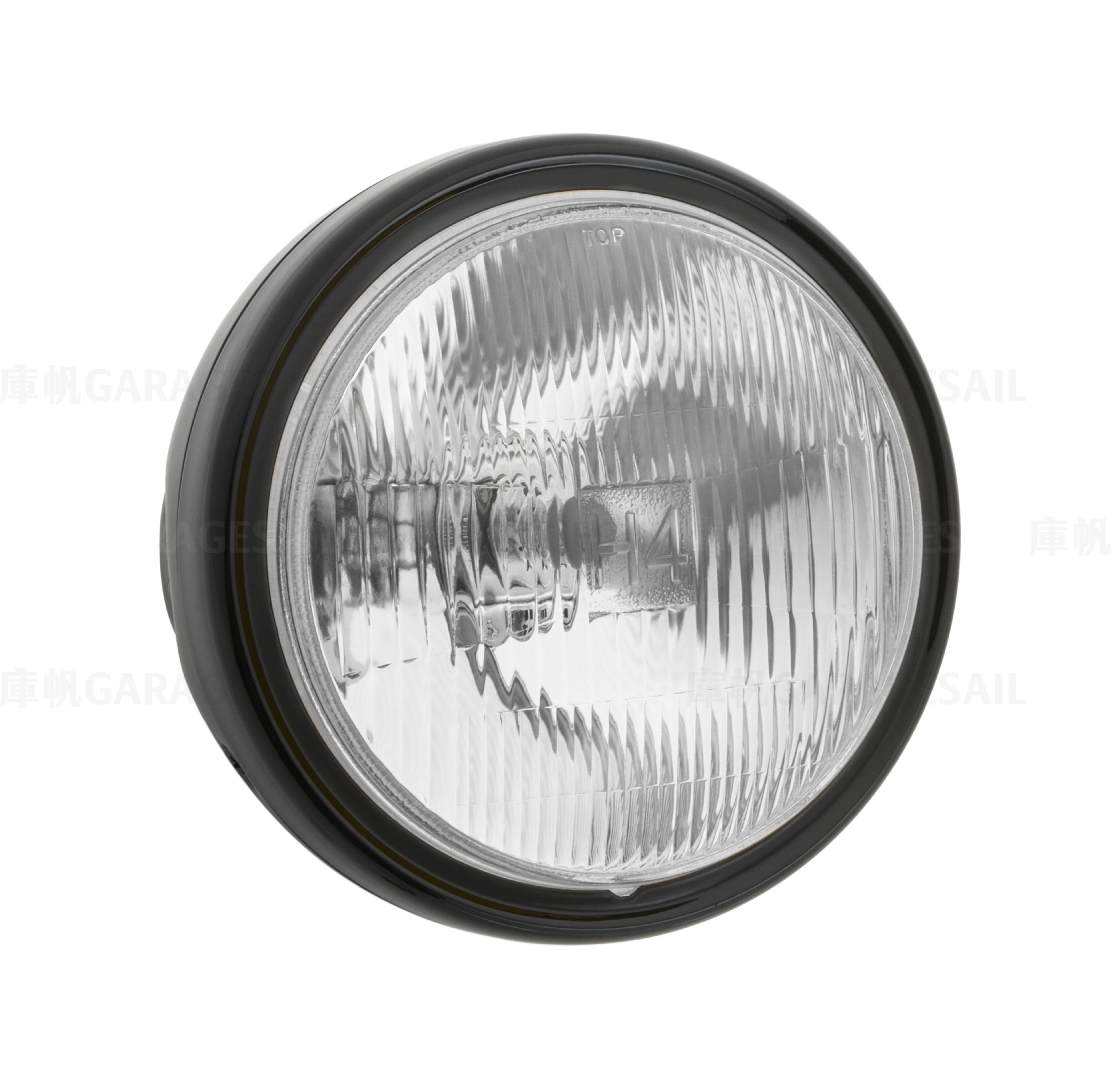 6.25吋圓 吊耳式 大燈 - 亮黑