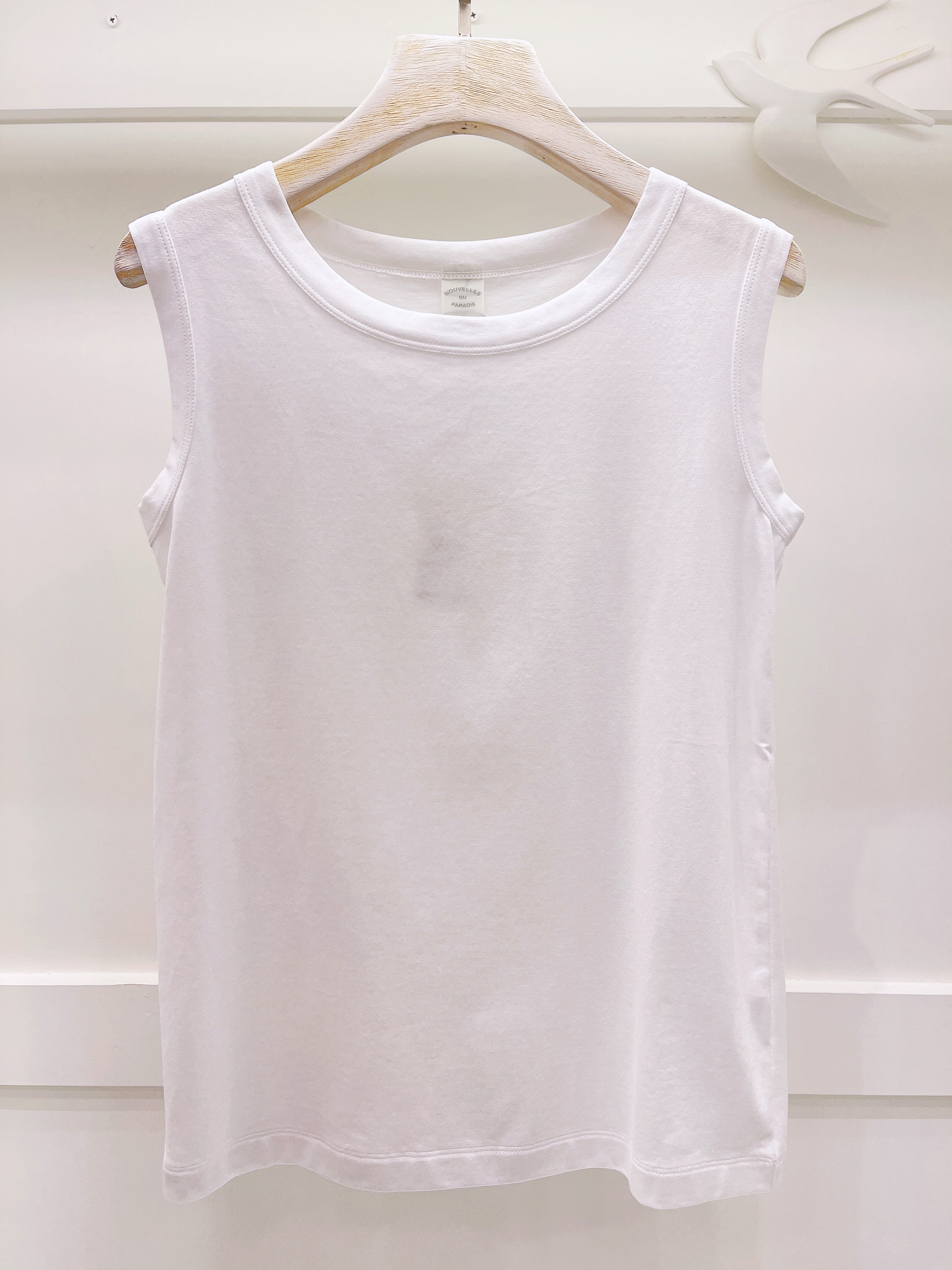 天竺棉無袖上衣