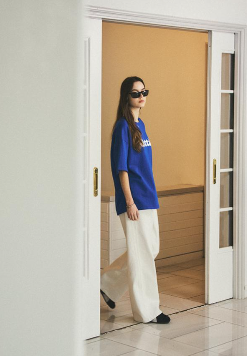 Città Signature Logo Overfit Tee(藍色)