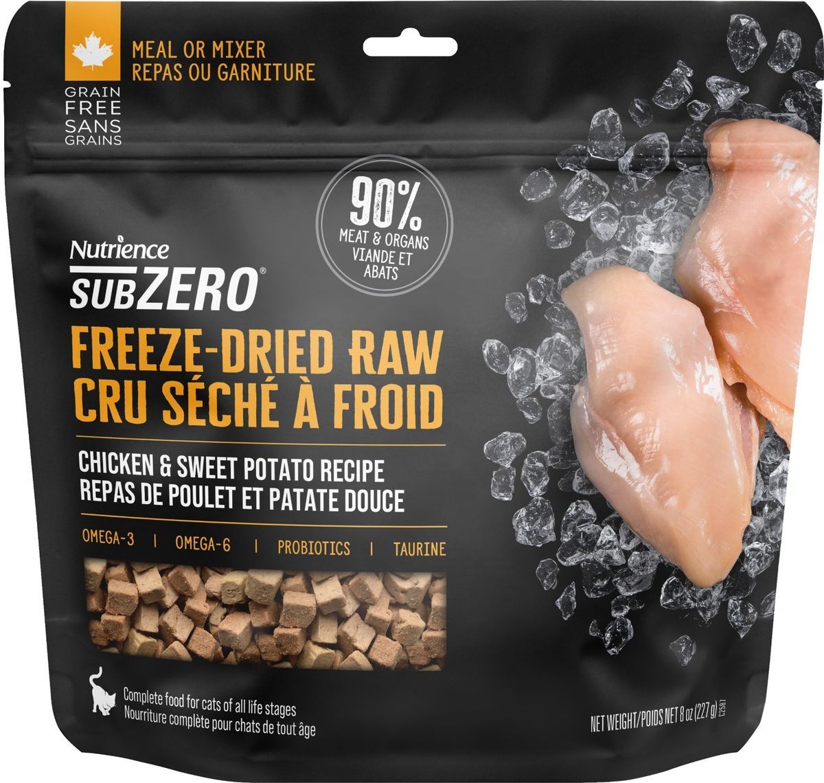 全天然貓凍乾-鮮雞肉+甘薯 (227g)