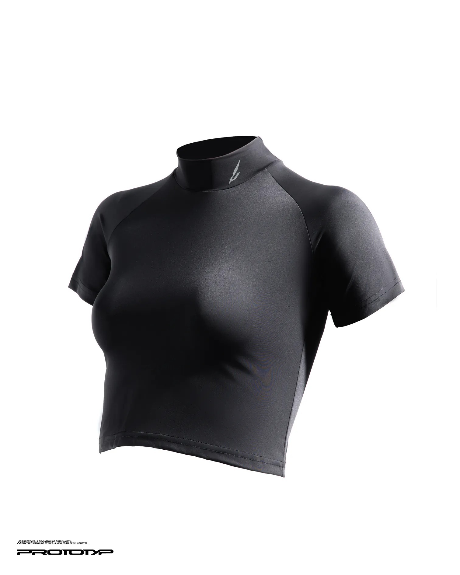 PROTOTYP｜AUG0817 - VELOCITY WMS Active Cropped Top (Black)