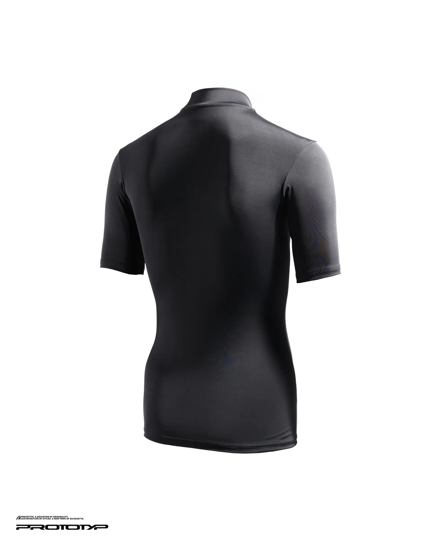 PROTOTYP｜AUG0818 - VELOCITY Monk Neck Active Top (Black)