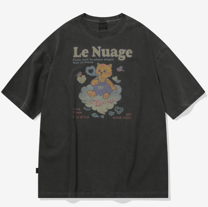 CPGN STUDIO / Bubble Heart 愛心泡泡短袖 T恤 / 黑色 /  JUL25