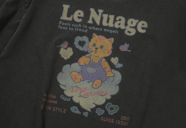 CPGN STUDIO / Bubble Heart 愛心泡泡短袖 T恤 / 黑色 /  JUL25