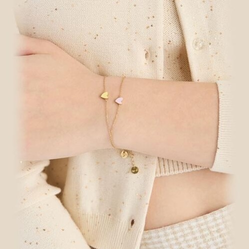 agnès b. 迷你愛心手鍊