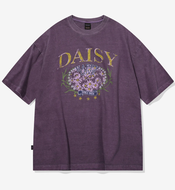 CPGN STUDIO / Daisy 雛菊圖案短袖T恤 / 紫色 / JUL25