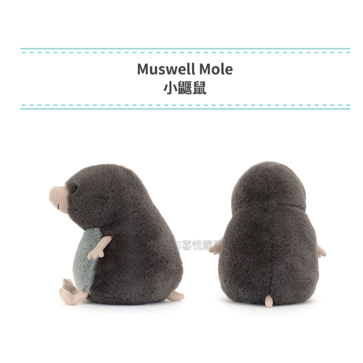 【樂森藥局】英國 Jellycat 小鼴鼠 15cm Muswell Mole