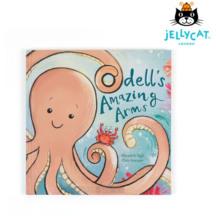 【樂森藥局】英國 Jellycat 章魚哥美麗的不同Odell's Amazing Arms Book