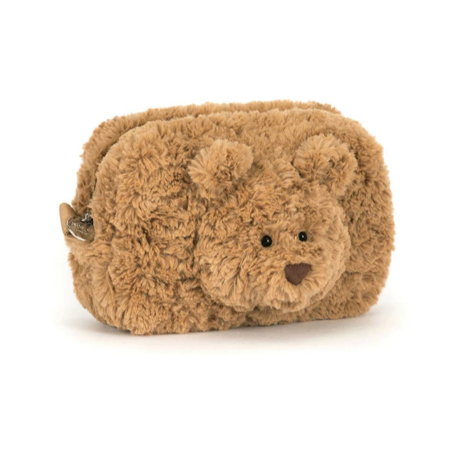 【樂森藥局】英國 JELLYCAT 熊麻吉/巴賽羅熊 筆袋/收納袋Bartholomew Bear Pouch