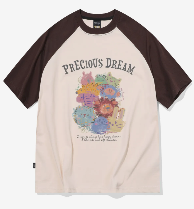 CPGN STUDIO / Precious Dream 珍貴的夢想圖案短袖T恤 / 棕色 / JUL25