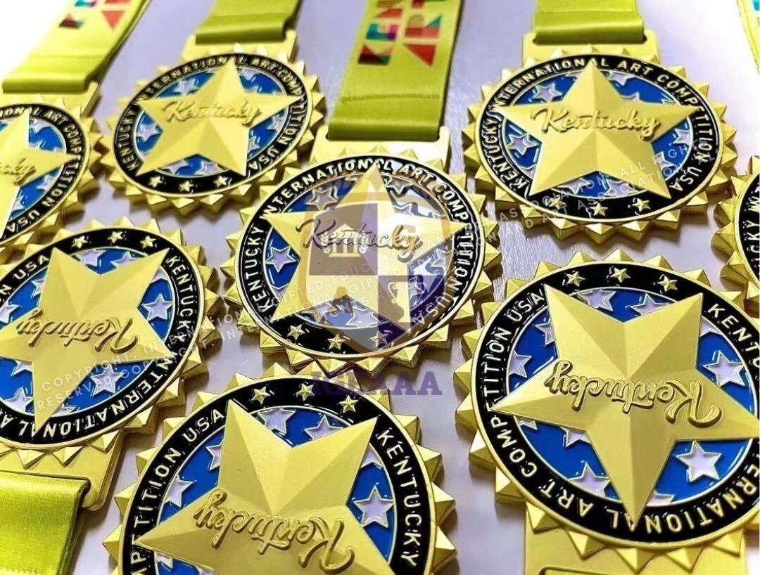 美國兒童繪畫比賽2025_12初賽證書獎牌