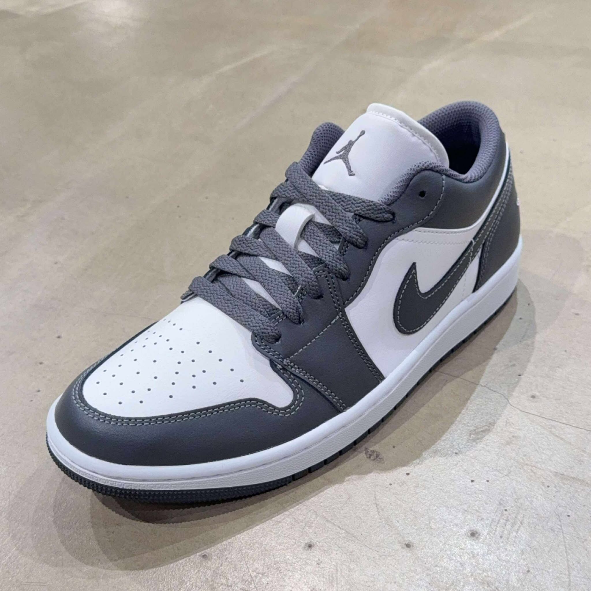 Nike Air Jordan 1 Low 鐵灰色 灰白 低筒 AJ1 男鞋 553558-044