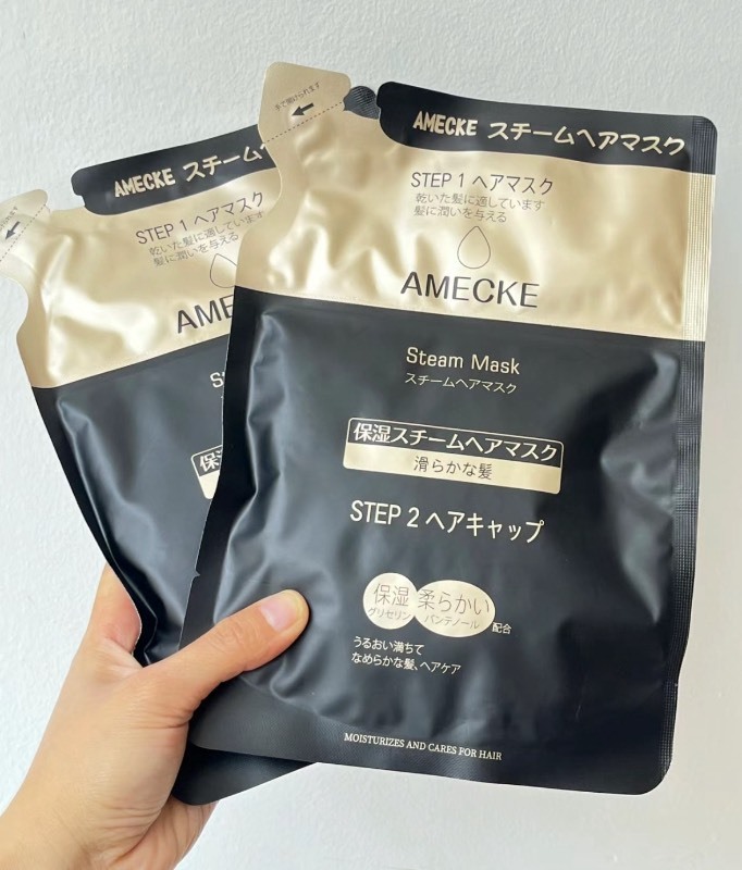 日本 AMECKE 黑科技蒸氣髮膜 2包一組