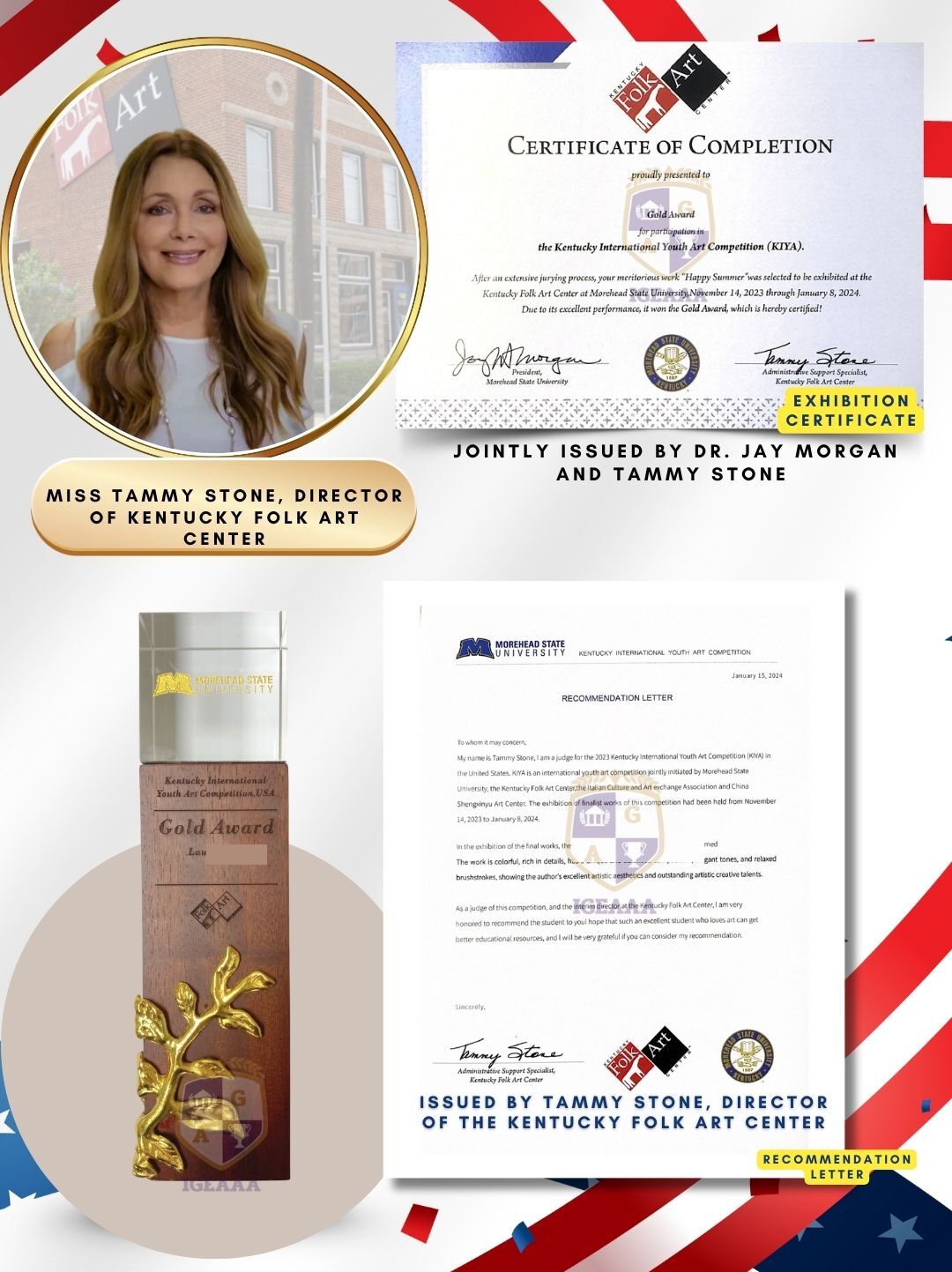 USA youth painting competition_trophy