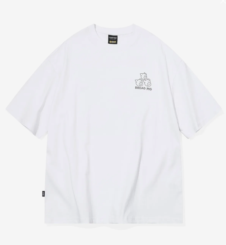 CPGN STUDIO / Bread Pig 圖案短袖T恤 / 白色 /  JUL25