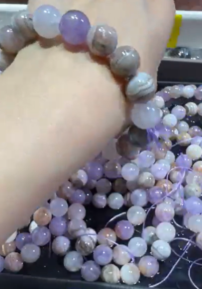 250712 - B24 11mm+仙女下凡敦煌紫極光手串