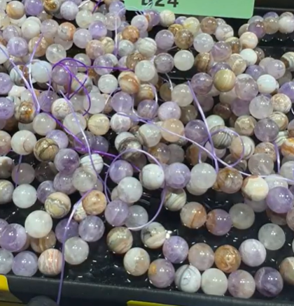 250712 - B25 12mm+仙女下凡敦煌紫極光手串