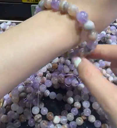 250712 - B22 9mm+仙女下凡敦煌紫極光手串