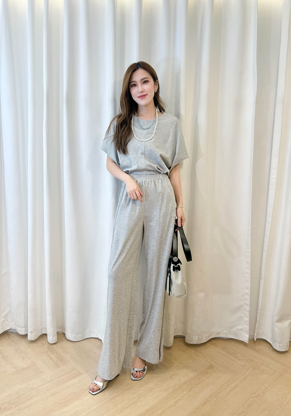 舒適飛鼠袖棉料套裝