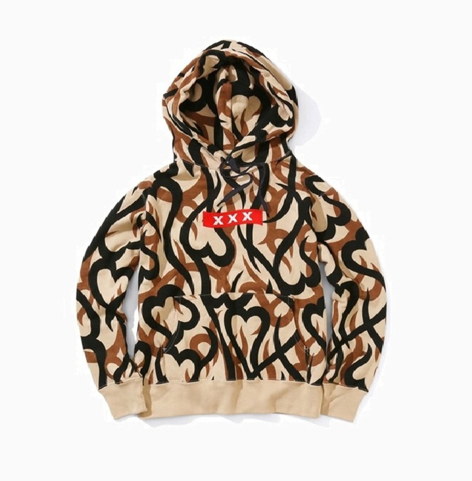 GOD SELECTION XXX × NUMBER (N)INE HOODY SWEATSHIRT - BEIGE PRE ORDER ITEM (預訂中)