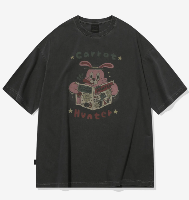 CPGN STUDIO / Carat Hoppy Pigment Short T-shirt / smoke black /  JUL25