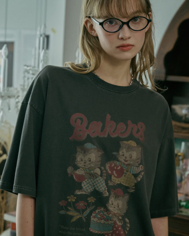 CPGN STUDIO / Bakers Pigment Short T-shirt / Smokeblack /  JUL25