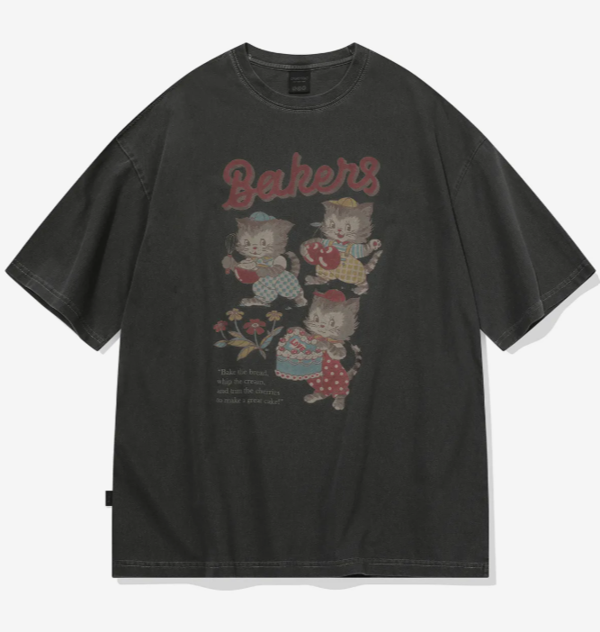 CPGN STUDIO / Bakers Pigment Short T-shirt / Smokeblack /  JUL25