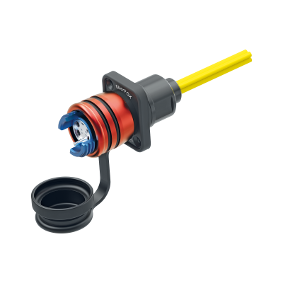 Neutrik FIBERFOX EBC15 Chassis FIBERFOX EBC15 4CH fixed patch cable