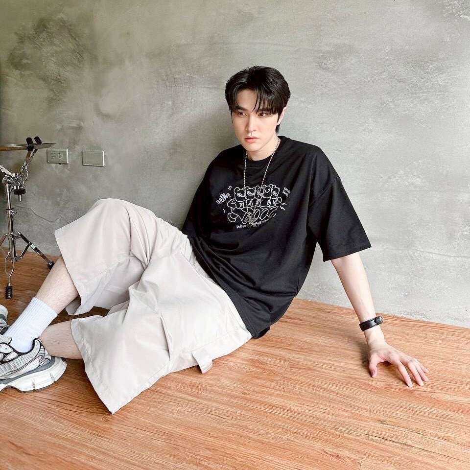 打摺口袋休閒短褲（3colors）