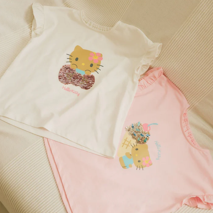 日牌聯名 Hello Kitty 可愛曬黑系列 小孩款