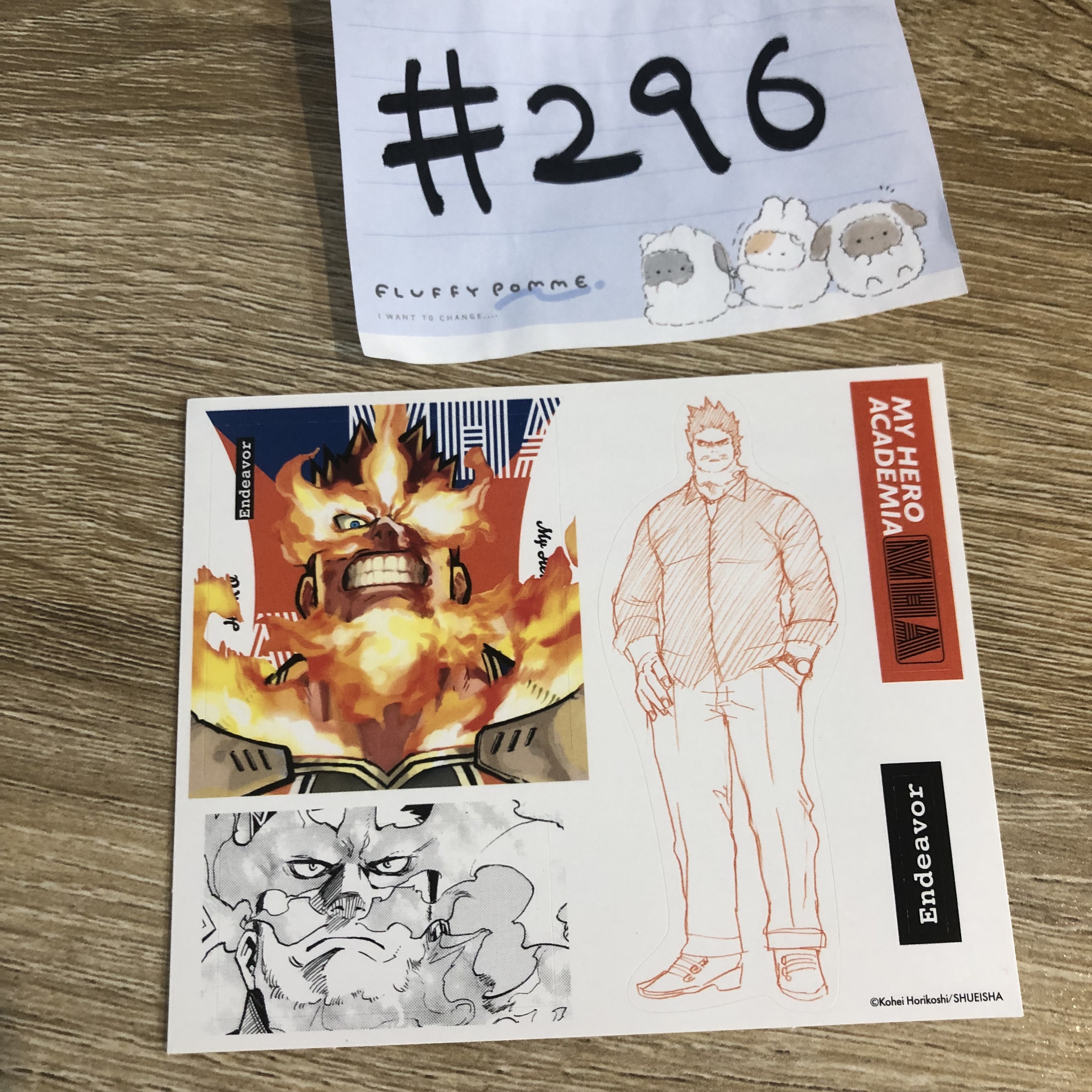 我的英雄學院 炎司  貼紙#296