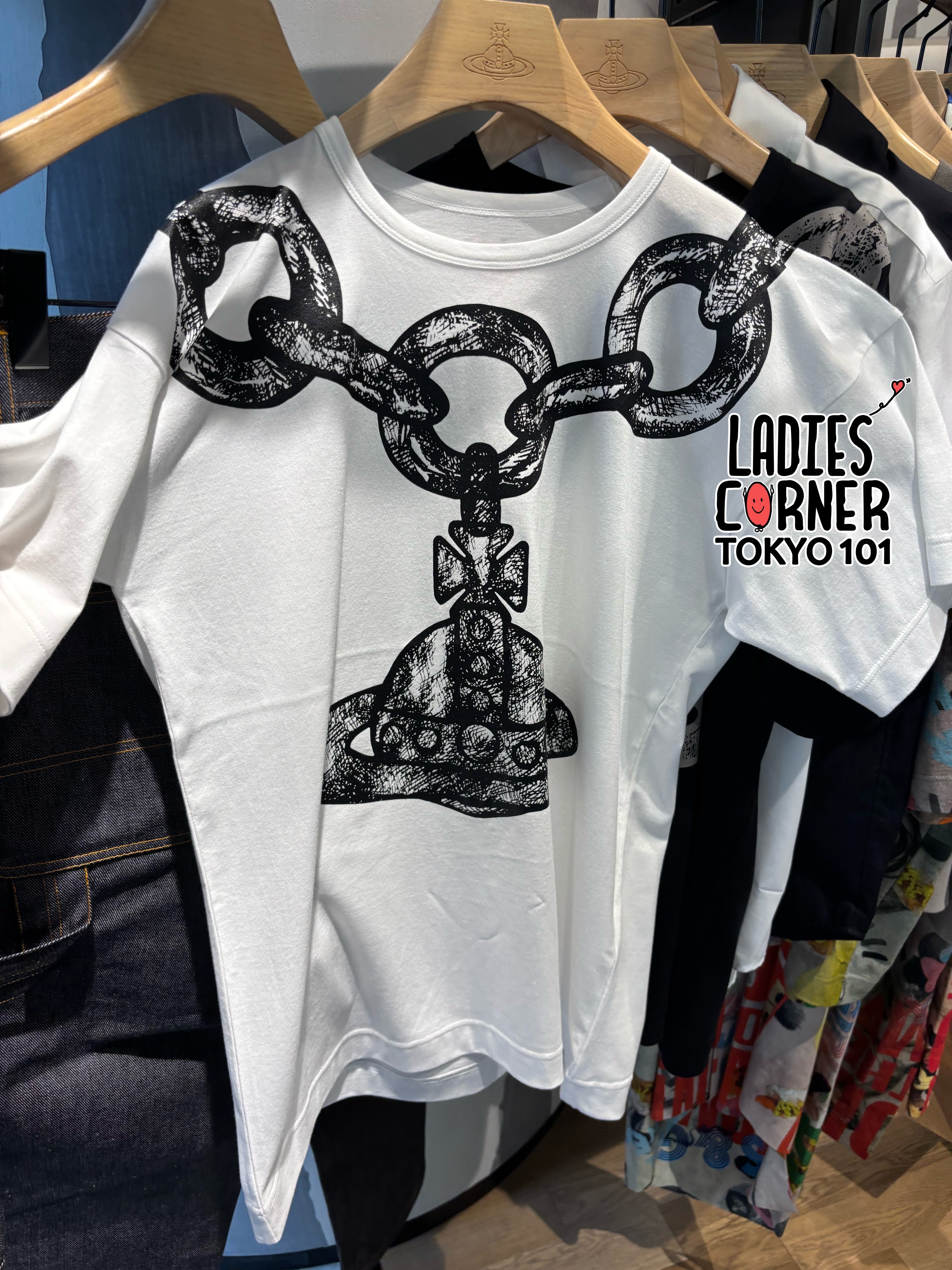 Vivienne Westwood CHAIN COLLAR Square T-shirt